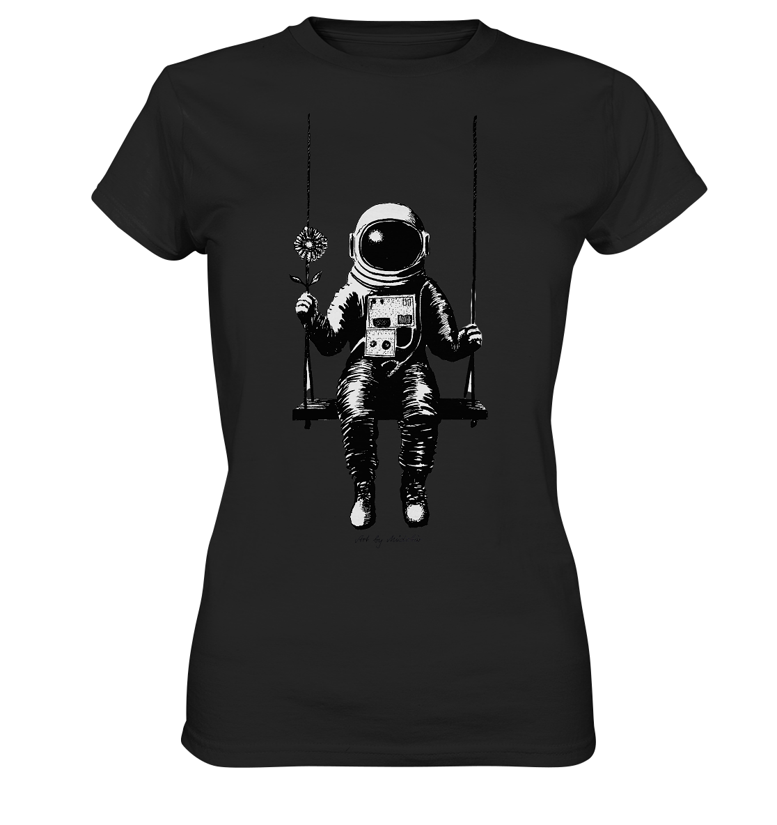 Art by Müdebär - Astronaut - Ladies Premium Shirt