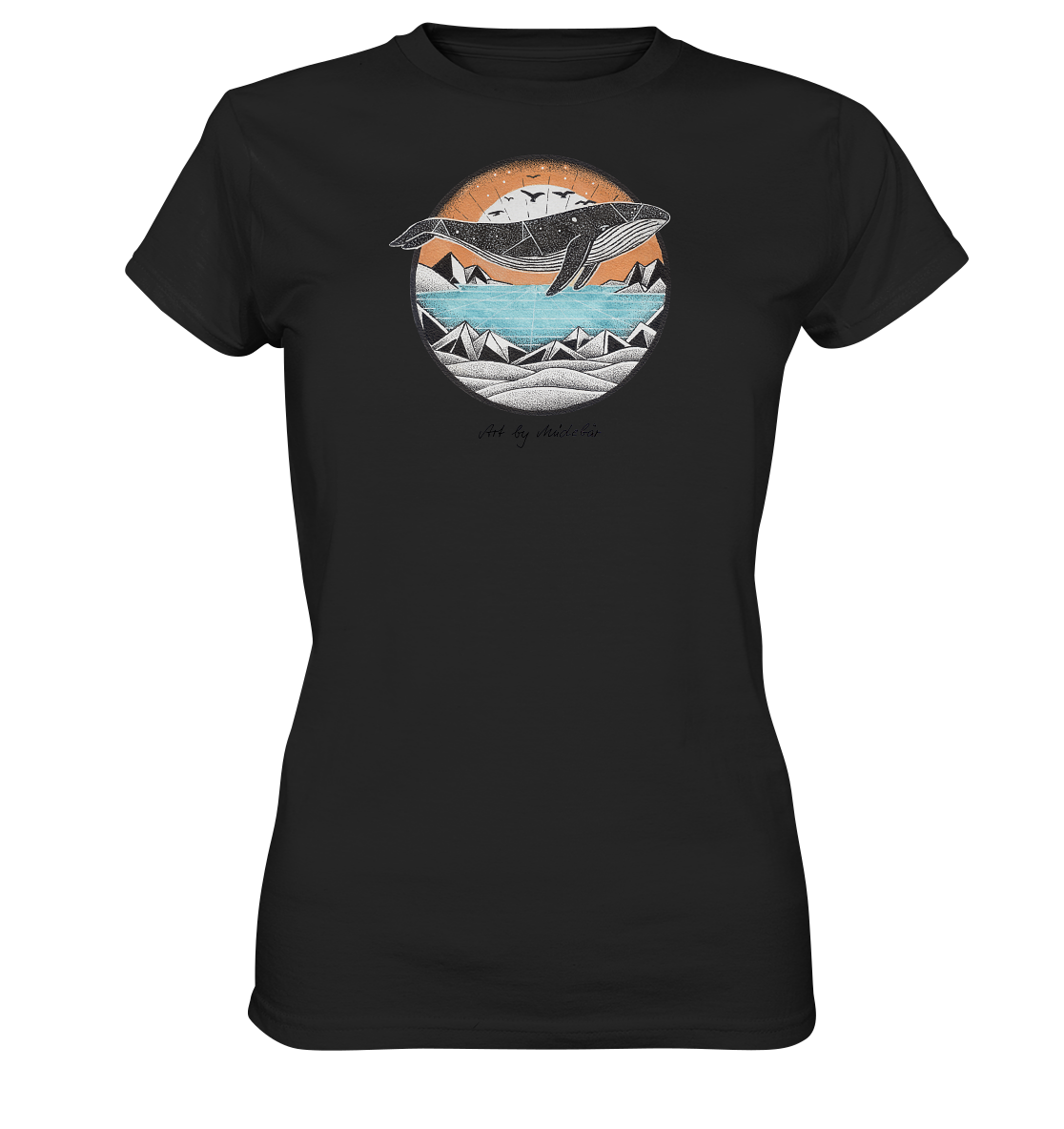 Art by Müdebär - Wal - Ladies Premium Shirt
