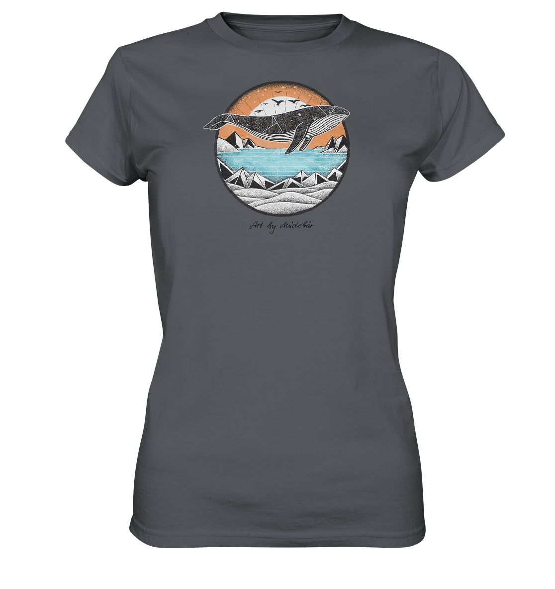 Art by Müdebär - Wal - Ladies Premium Shirt