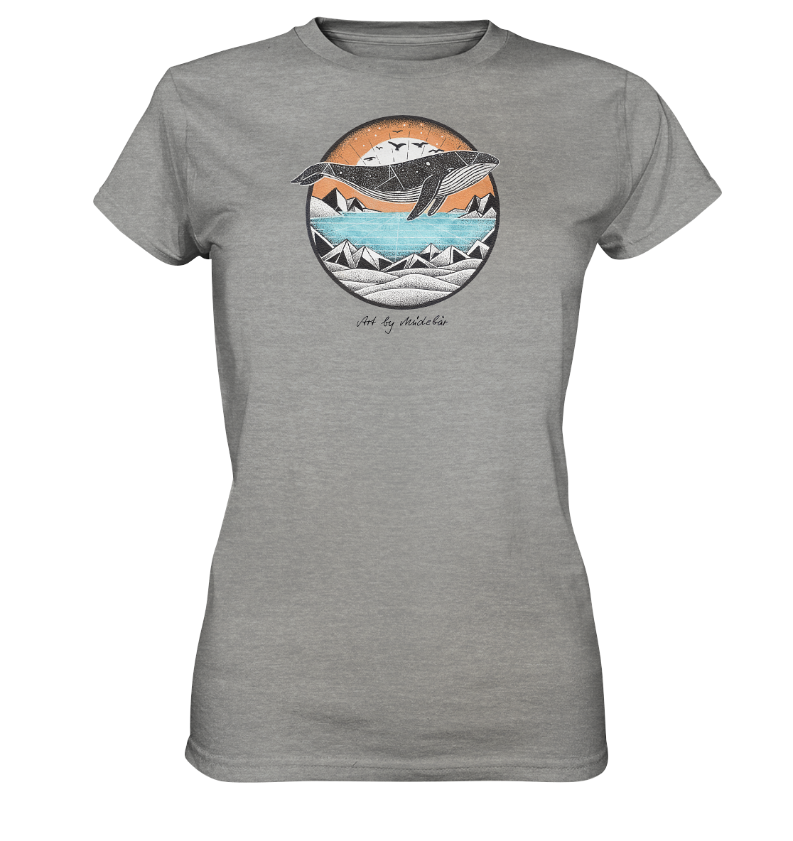 Art by Müdebär - Wal - Ladies Premium Shirt
