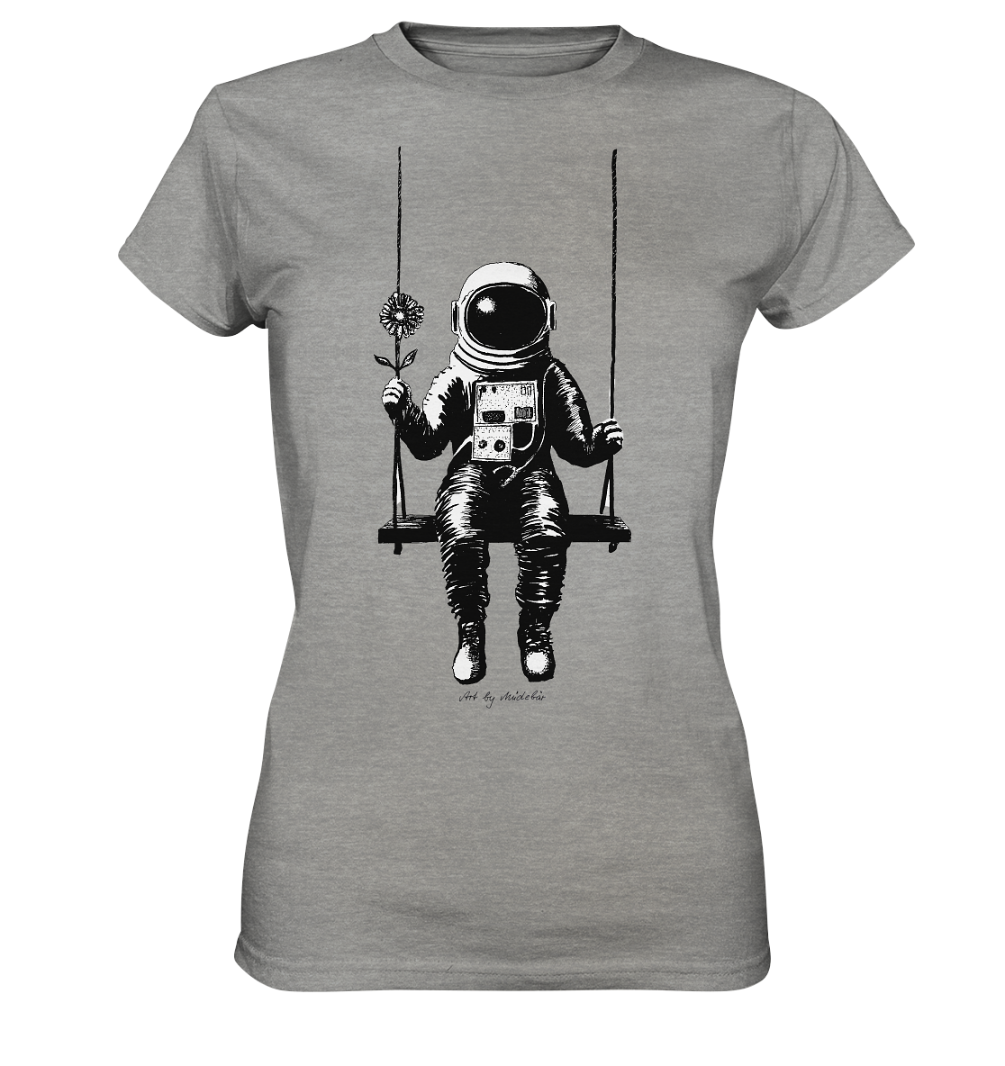 Art by Müdebär - Astronaut - Ladies Premium Shirt