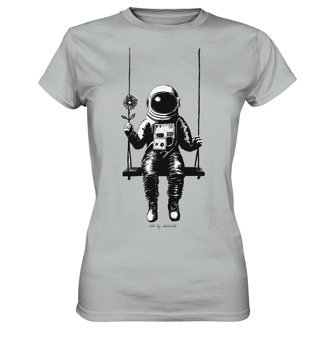 Art by Müdebär - Astronaut - Ladies Premium Shirt