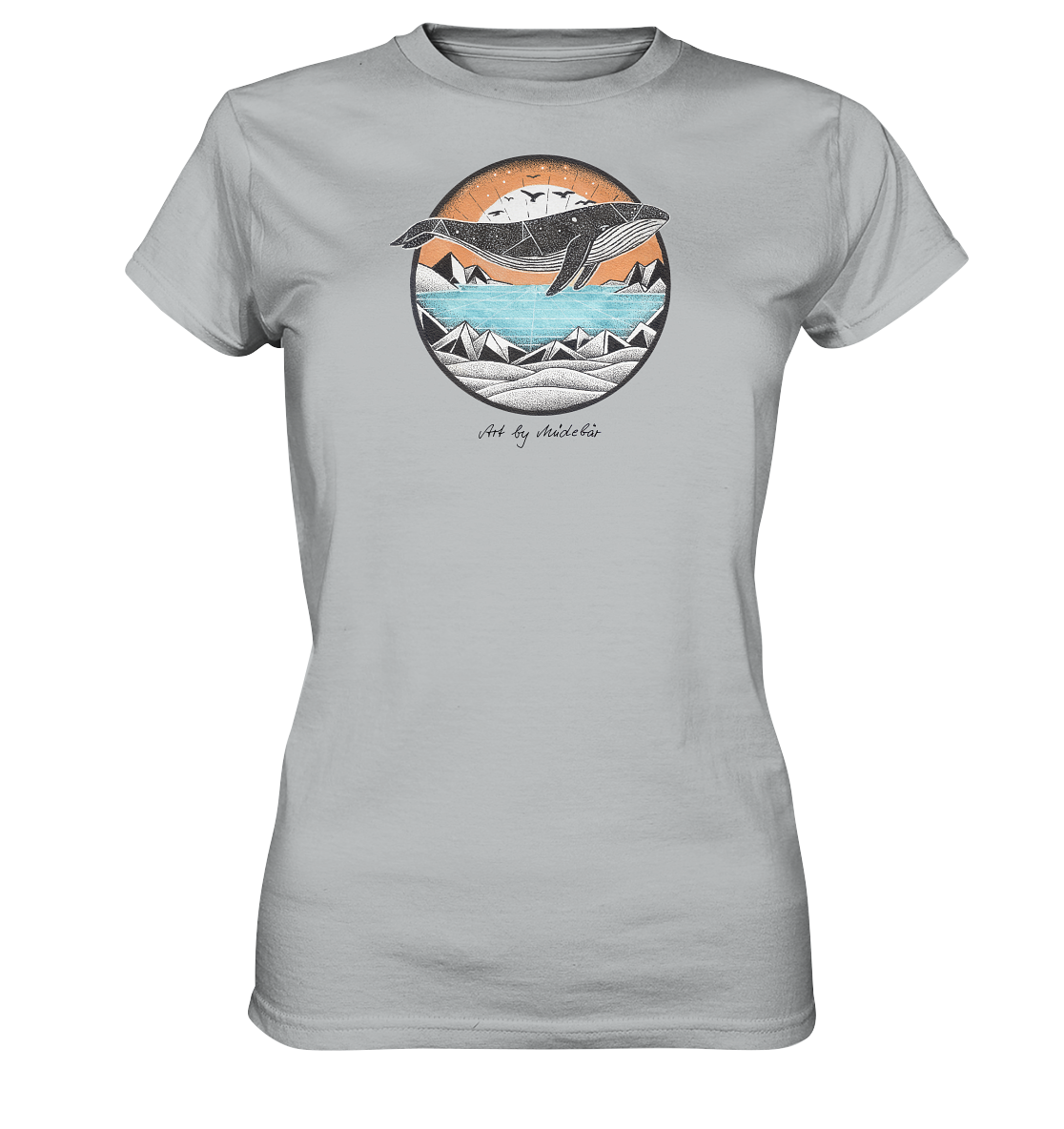 Art by Müdebär - Wal - Ladies Premium Shirt