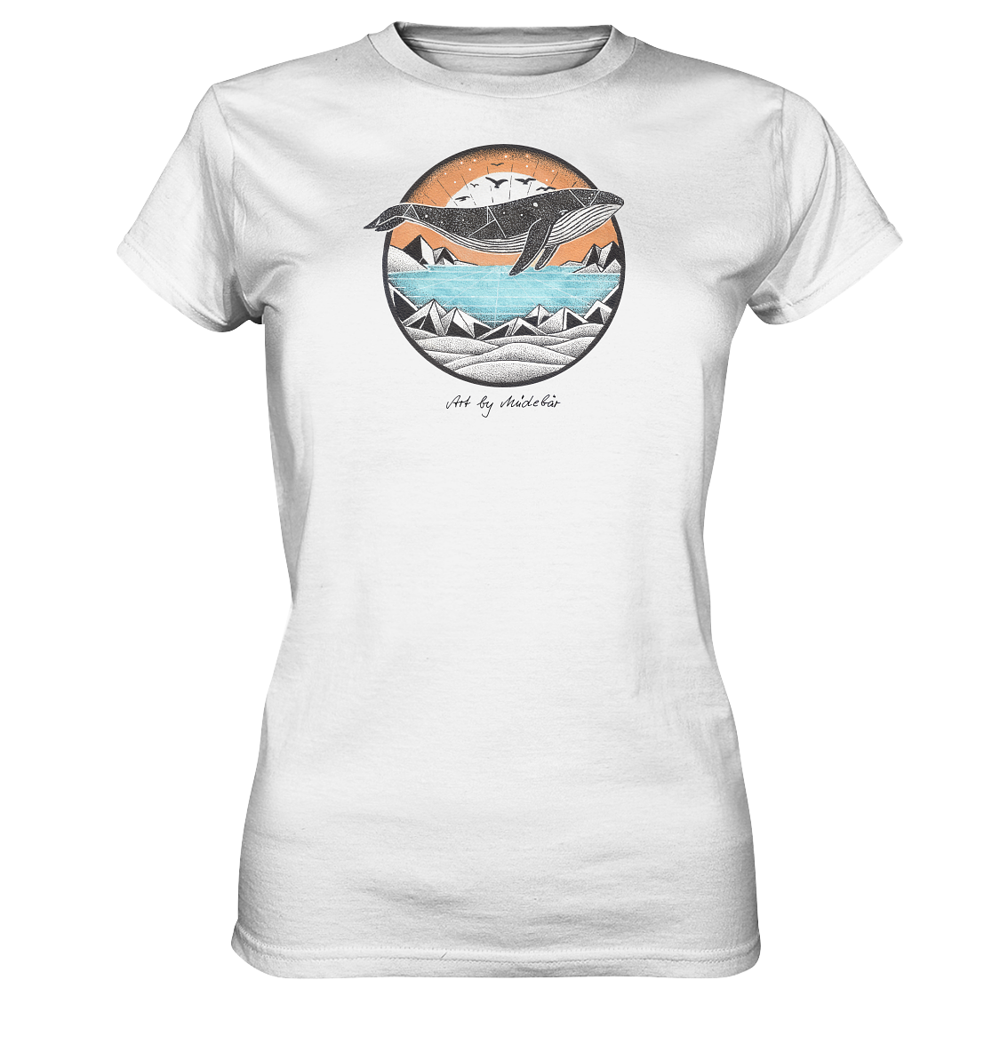 Art by Müdebär - Wal - Ladies Premium Shirt