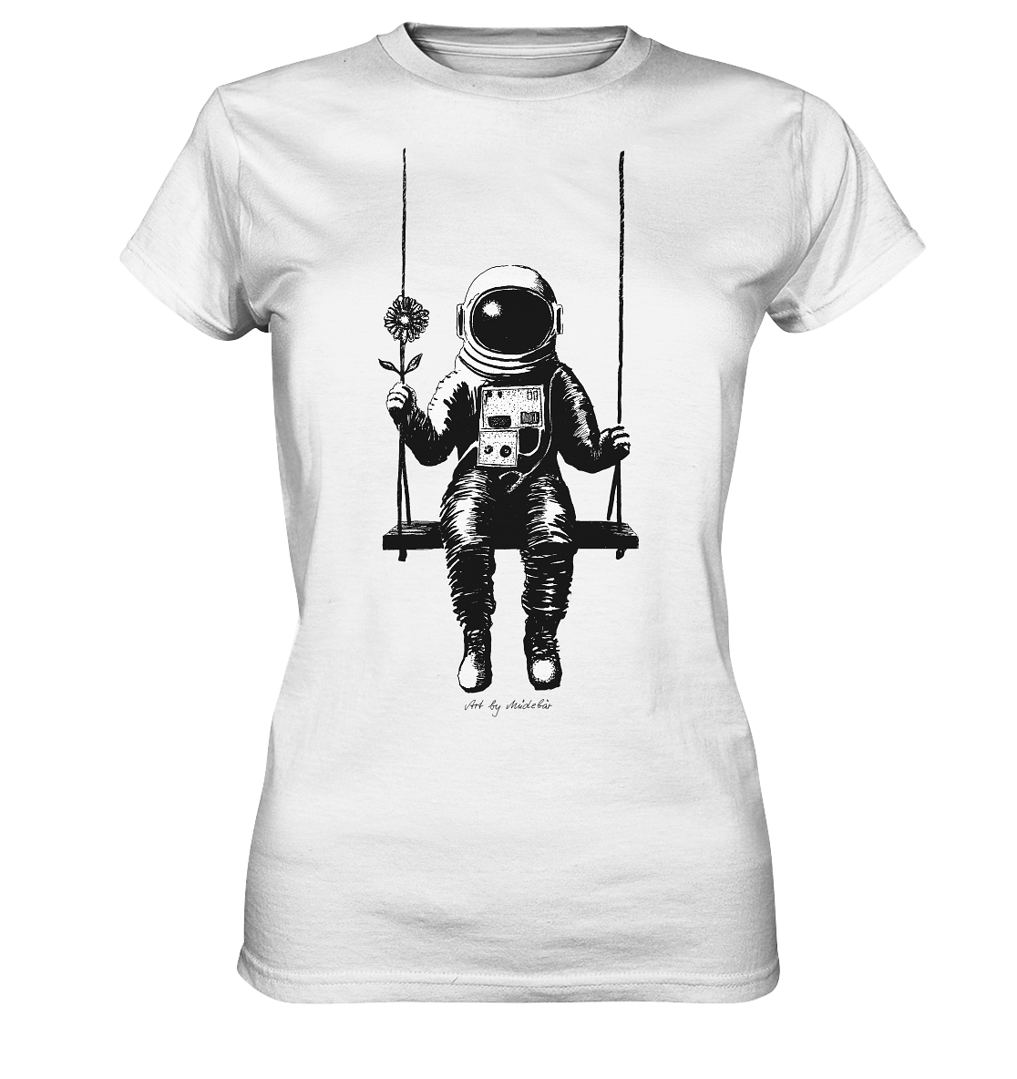 Art by Müdebär - Astronaut - Ladies Premium Shirt