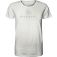 Müdebär Logo-Kollektion (dunkles Logo) - Organic Shirt (meliert)