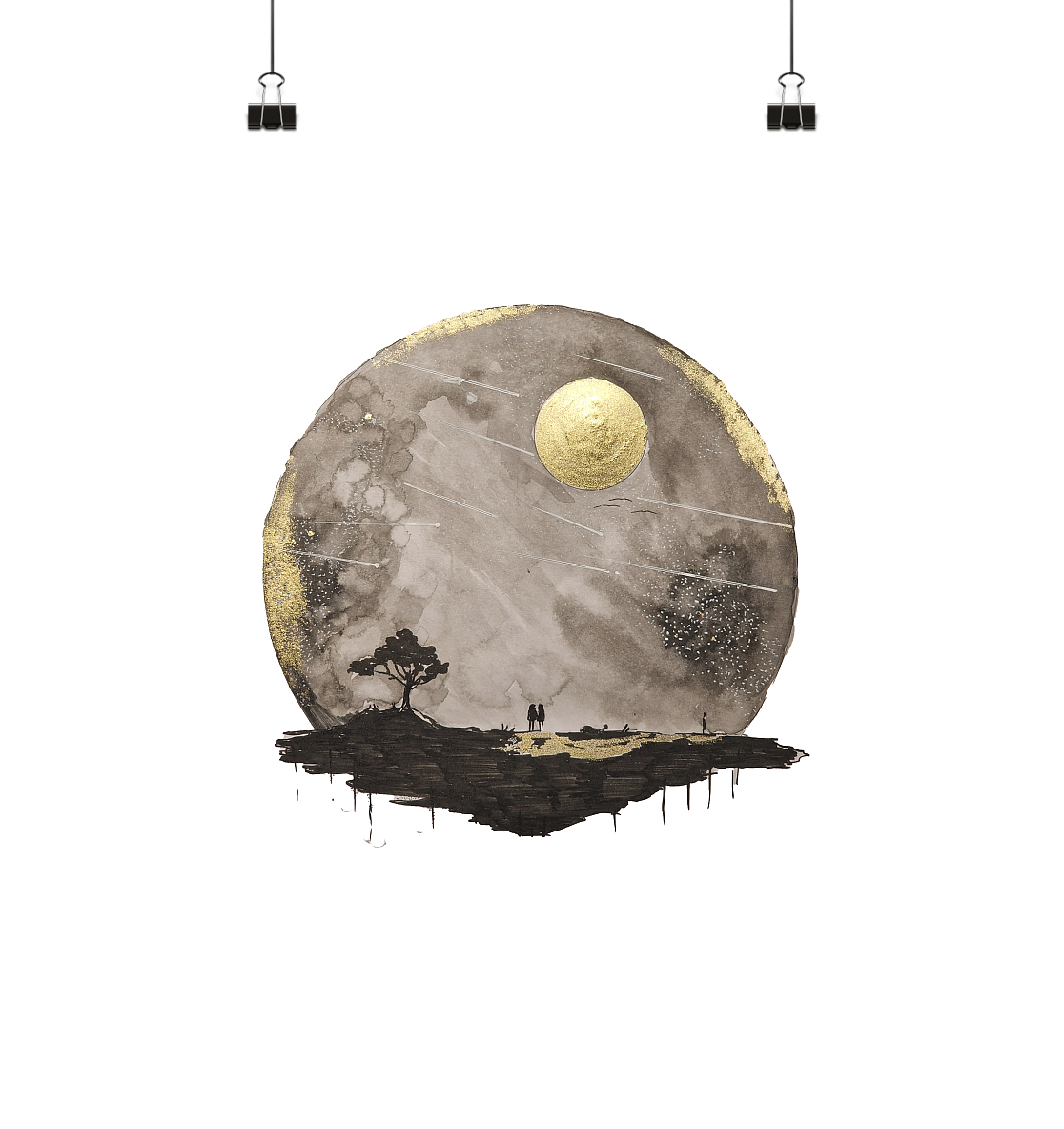Umarmung - Poster Din A4 (hoch)