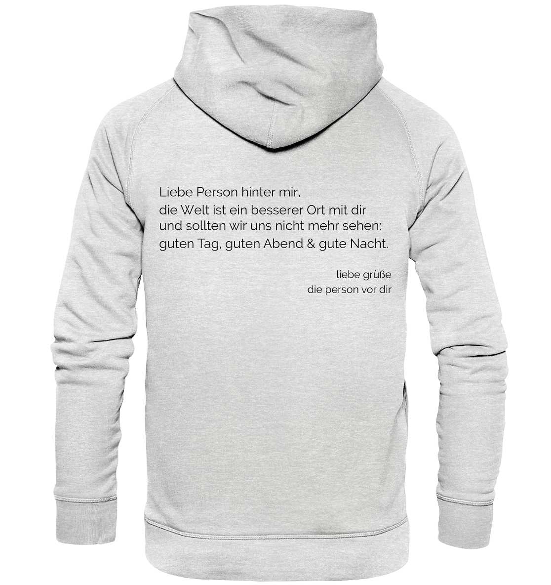 Liebe Person hinter mir.... (beidseitig bedruckt) - Kids Premium Hoodie