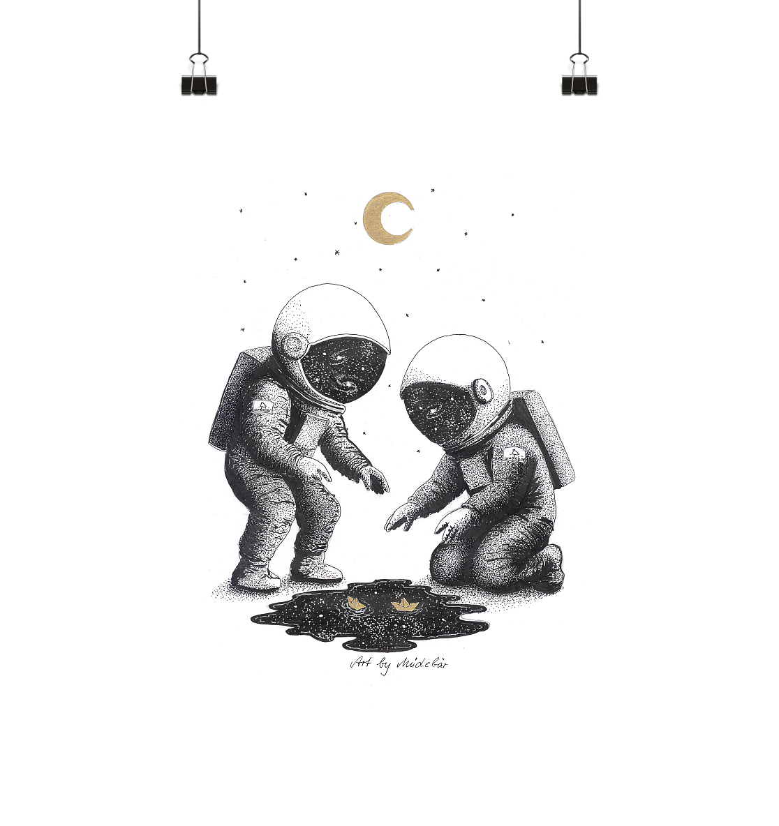 Sie spielten mit den Sternen - Poster Din A4 (hoch)
