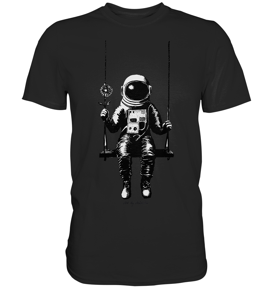 Art by Müdebär - Astronaut - Premium Shirt