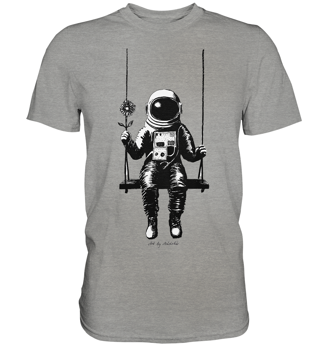 Art by Müdebär - Astronaut - Premium Shirt