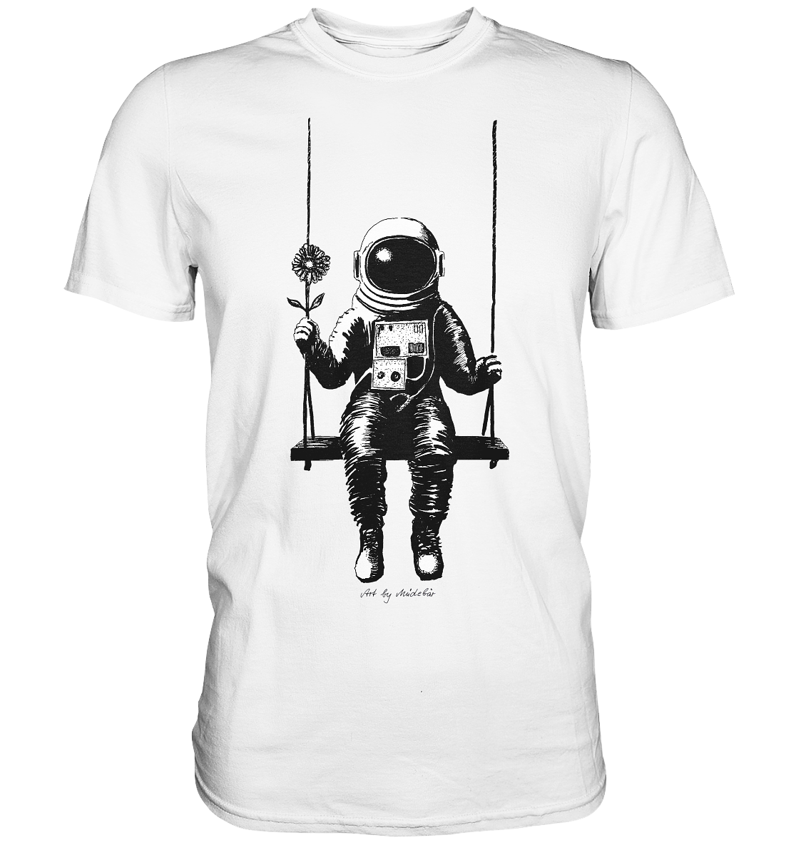 Art by Müdebär - Astronaut - Premium Shirt