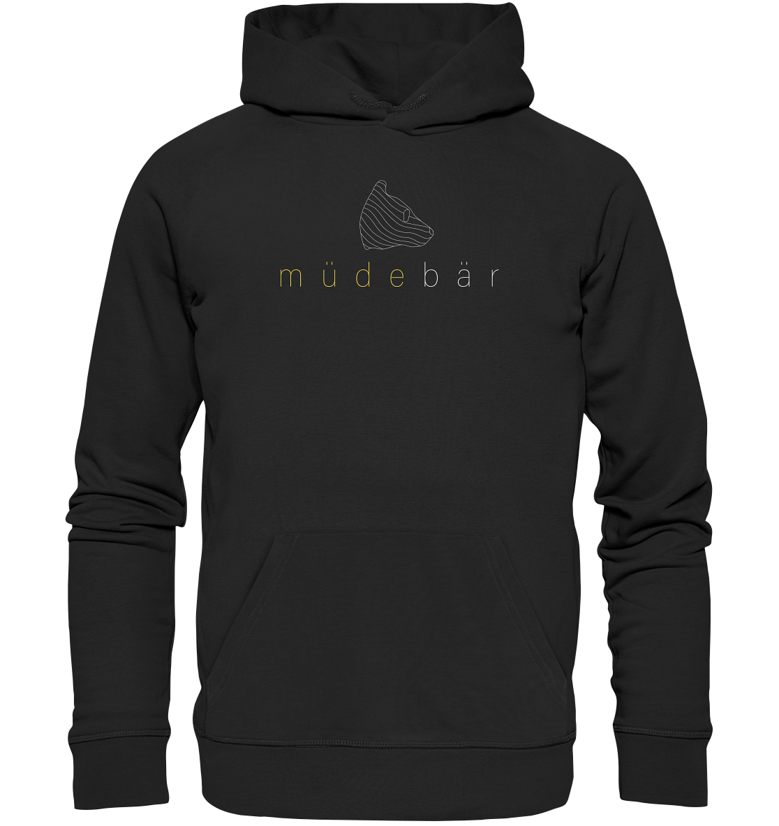 Müdebär Logo-Kollektion - Premium Unisex Hoodie