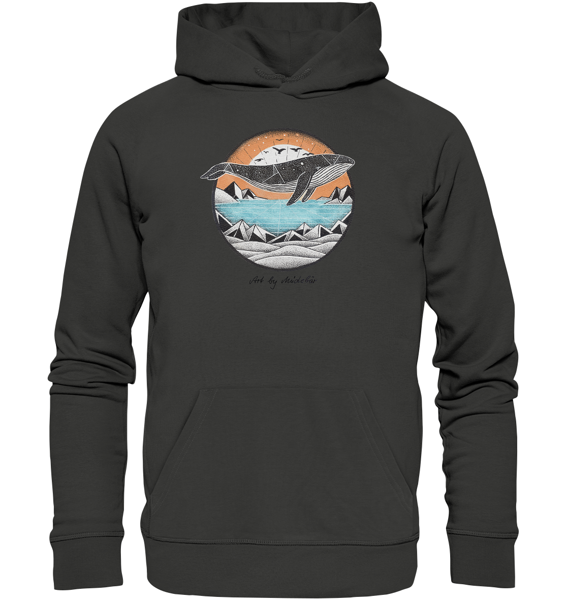 Art by Müdebär - Wal - Premium Unisex Hoodie