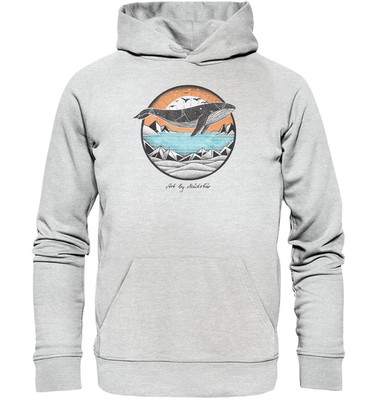 Art by Müdebär - Wal - Premium Unisex Hoodie